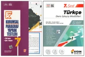 Kurmay 7. Sınıf Kurumsal Paragraf YT+Aydın Ders İşleyiş M. Türkçe (2 Kitap) - 1