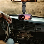 360 derece dönebilen ayna geçmeli telefon tutacağı / SYTE180 - 3