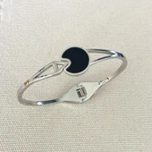 Üçlü Siyah Mineli Çelik Kelepçe thumbnail 4