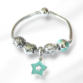 Princess Stars Charm Çelik Bileklik thumbnail 1