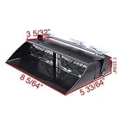 Flaş Led Çakarlı 16W Kırmızı-Mavi 8 Fonksiyonlu / LAPA176 thumbnail 4