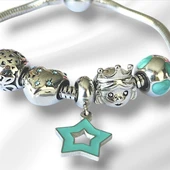 Princess Stars Charm Çelik Bileklik thumbnail 3