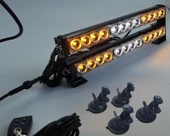 21 fonksiyonlu çakar lamba sarı beyaz 2'li set vantuzlu kumandalı 12-36V 72W / LAPA211 thumbnail 2