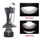 Led far ampulü beyaz  H4 50w 12v-60v 22000Lm csp chip lens / LAAM979-1 - 3