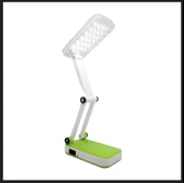 YEŞİL RENK PORTATİF KATLANABİLİR ŞARJLI MASA LAMBASI TAŞINABİLİR KAMP LAMBASI KİTAP OKUMA LAMBASI thumbnail 2