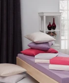 La Notte Saten Tek Kişilik Çarşaf Seti Düzboya Krem - 1