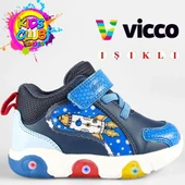 Vicco Rocky Phylon Kauçuk Taban Ortopedik Işıklı Çocuk Bot thumbnail 1