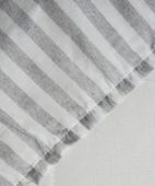 Cotton Collection Tek Kişilik Çizgili Çarşaf Seti Reveboheme thumbnail 4