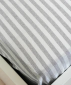 Cotton Collection Çift Kişilik Çizgili Çarşaf Seti Reveboheme - 3