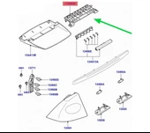 Ford Focus Mondeo Bagaj Stop Lambası Alt Plastik Braketi - Stop Yuvası 1S71F13A624AB - 6