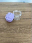 6 Adet 25 cc Gül Kapaklı Pomad Kutusu Krem, Merhem ve Kozmetik Ürünler İçin Boş Plastik Ambalaj - 2