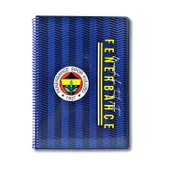 Fenerbahçe A4 72 Yaprak Karton Kapak Spiralli Defter Kareli (594567) 1 Adet - 1
