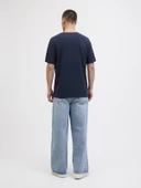 JACK JONES Erkek Renkli Yazı Baskılı Tişört 12278523 thumbnail 3