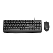 PHILIPS KABLOLU  KLAVYE&MOUSE SET SPT6237B SIYAH thumbnail 1