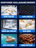 Şarjlı Araç Süpürgesi 16000 Pa Güçlü Emiş Üfleme ve Çekme,9 Başlıklı, Ev ve Araba thumbnail 3