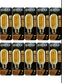 (10 Adet) Heka 6W (48W) 2500K (Günışığı) E27 Duylu (Kalın Duy) Şeffaf Led Ampul thumbnail 1