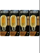 (4 Adet) Heka 6W (48W) 2500K (Günışığı) E27 Duylu (Kalın Duy) Şeffaf Led Ampul thumbnail 1