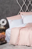Elite Saten Çift Kişilik Nevresim Takımı Melinda Pembe thumbnail 2