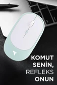 Torima TM-16 Mavi Kablosuz Çift Modlu Sessiz Mouse Fare - 3