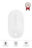 Torima TM-16 Beyaz Kablosuz Çift Modlu Sessiz Mouse Fare thumbnail 1