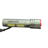 ARWOAN Şarjlı Alüminyum Gövdeli LED El Feneri | Yüksek Lümenli, Zoom Özellikli, Su Geçirmez, Taşınabilir Fener - 4