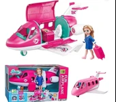 Pasifik Pembe Aksesuarlı Uçak 9045-11 - 2