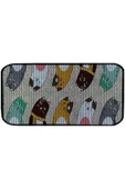 Aktunç Elekli Tuvalet Desenli Önü Kedi Kumu Paspası 60X120 cm DESEN 6 - 1