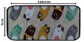 Aktunç Elekli Tuvalet Desenli Önü Kedi Kumu Paspası 60X120 cm DESEN 6 - 2