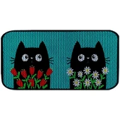 Aktunç Elekli Tuvalet Desenli Önü Kedi Kumu Paspası 60X120 cm DESEN 7 - 1