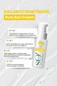 Pure Sun Cream SPF50+ | Aydınlatıcı, Nemli ve Koruyucu Yüz Güneş Kremi | Leke & Yaşlanma Karşıtı - 4