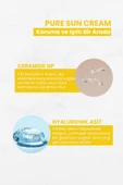 Pure Sun Cream SPF50+ | Aydınlatıcı, Nemli ve Koruyucu Yüz Güneş Kremi | Leke & Yaşlanma Karşıtı - 2