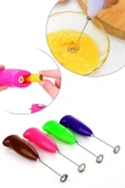 AkanHediyelik Pilli Mini Mixer Kahve Süt Köpürtücü Karıştırıcı Cappucino Mikser - 2