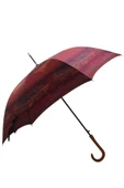 louisiana polo Snotline Lüx Baston Şemsiye Bordo Desenli - 1