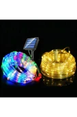 MENFRY Solar Enerjili Neon Rgb Led Dış Mekan Bahçe Teras Balkon Ağaç Aydınlatması Animasyonlu(10 METRE) - 3