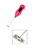 ER-EV Mavi Mini Mikser Kahve Süt Köpürtücü Karıştırıcı Cappucino Mixer Pilli Çırpıcı - 5
