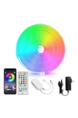 MENFRY Neon LED 5 Metre RGB Işıklı Kumandalı Dekoratif Işıklandırma - 1