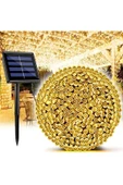 MENFRY Solar Enerjili 10 Metre 100 Ledli 8 Animasyonlu Gün Işığı Bahçe Balkon Teras Aydınlatma Dekor Işık - 2