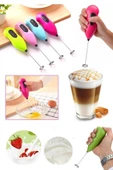ER-EV Mini Mikser Kahve Süt Köpürtücü Karıştırıcı Cappucino Mixer Pilli Çırpıcı - 1