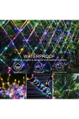 MENFRY Solar Enerjili Bahçe Balkon Ev Süsleme Dekoratif 10 Metre 8 Animasyonlu Rgb Işık Hortum Led - 4