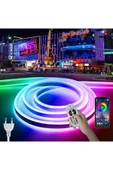 MENFRY Neon LED 5 Metre RGB Işıklı Kumandalı Dekoratif Işıklandırma - 3