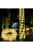 MENFRY Solar Enerjili Neon Led Dış Mekan Bahçe Teras Balkon Ağaç Aydınlatması Animasyonlu (10 METRE) - 5