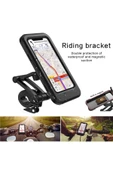 TeknoExpress Universal Su Geçirmez Dokunmatik Hassasiyeti Yüksek Bisiklet Motorsiklet Telefon Tutucu - 3