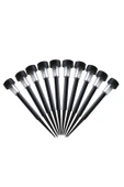 GoodHauStore 10lu 28 Cm Siyah Solar Saplama Güneş Enerjili Bahçe Işıklandırması Solar Aydınlatma - 1