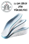 Modo Di Bellezza 1 Çift Boy Uzatan Erkek 2,5 CM Tabanlık, Yarım Boy Ortopedik Topuk Yükseltici, Moon Walk Köpük Taban - 1