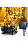MENFRY Solar Enerjili 10 Metre 100 Ledli 8 Animasyonlu Bahçe Balkon Teras Aydınlatma Dekor Işık - 2