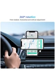 MENFRY Çinko Alaşım Katlanır Manyetik Araba İçi MagSafe İçin Kompakt Cep Telefonu Tutucu 360 ° Dönebilen - 5
