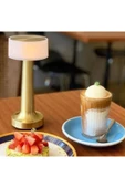 MENFRY Dekoratif LED Masa Lambası - USB Şarjlı | Dokunmatik | 3 Renk Modlu thumbnail 4