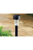 GoodHauStore 10lu 28 Cm Siyah Solar Saplama Güneş Enerjili Bahçe Işıklandırması Solar Aydınlatma - 3