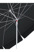 ENASHOP Sarı Plaj Şemsiyesi Eğilebilir Bahçe Balkon Şemsiyesi Branda Kumaş 2 Metre 10 Telli Dayanıklı - 3