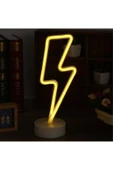 Premium Ticaret Neon Işıklı Şimşek Masa Gece Lambası Tarzını konuştur, ışığını yansıt! - 1